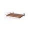 Anzzi Shower Seat, 18.7 in L, Natural Teak Wood, Polished Chrome AC-AZ8207 - alternate 3